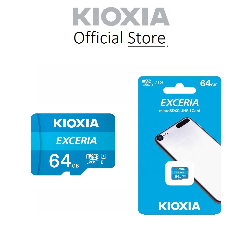 Thẻ nhớ Kioxia 64GB Micro SDHC Class 10 UHS-I 100MB/s - Bảo hành 5 năm