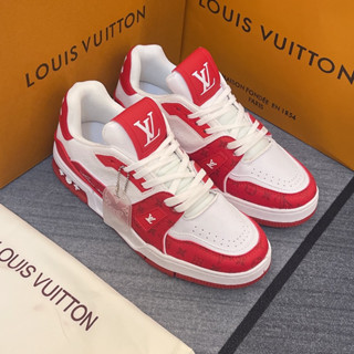 GIÀY LV #54 RED WHITE LAI AU SC [ BẢN MỚI NHẤT ] [ Full Box + Free Ship ]