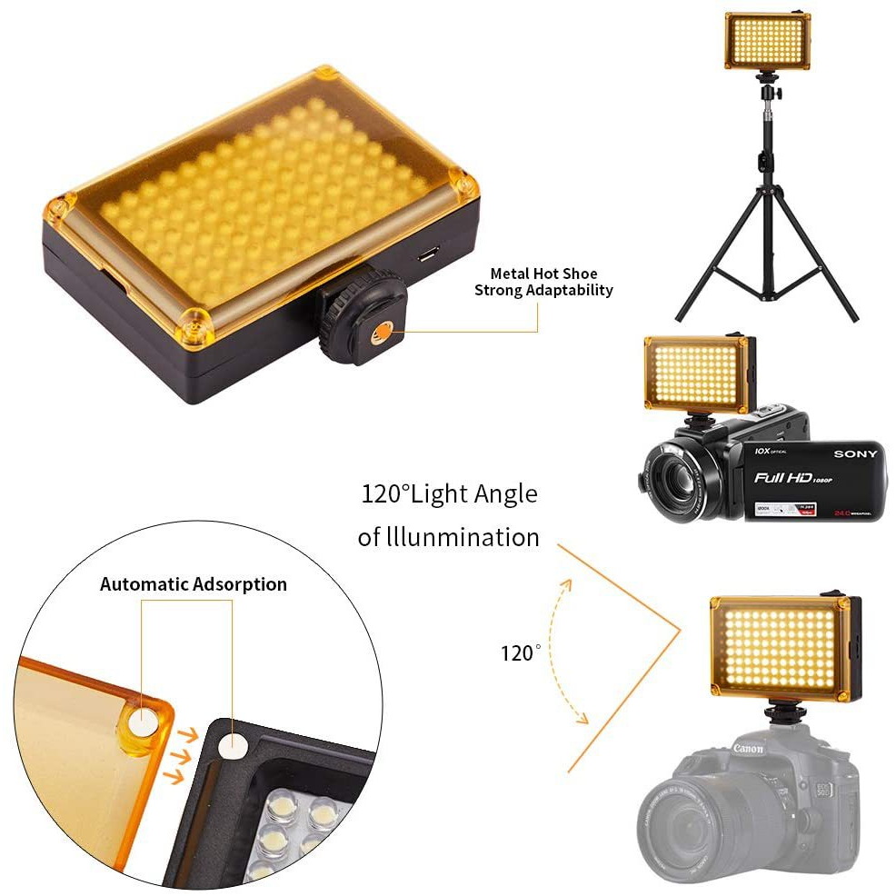 ĐÈN LED HỖ TRỢ QUAY PHIM 96 BÓNG SIÊU SÁNG