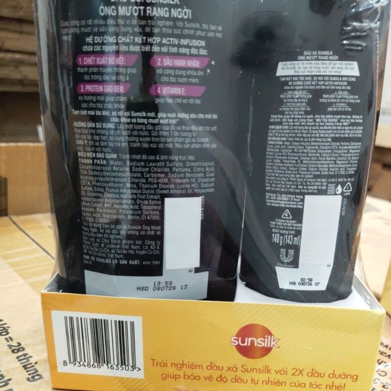 Dầu gội đầu sunsilk 650g