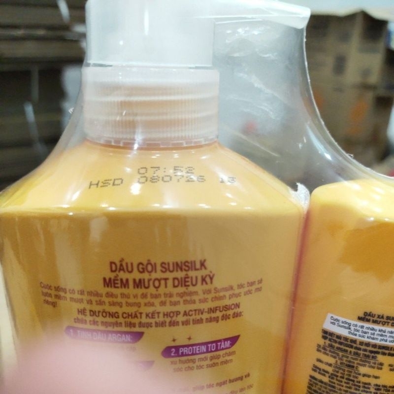 Dầu gội đầu sunsilk 650g