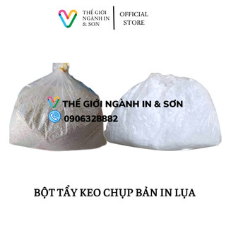 Combo bột tẩy keo chụp bản in lụa