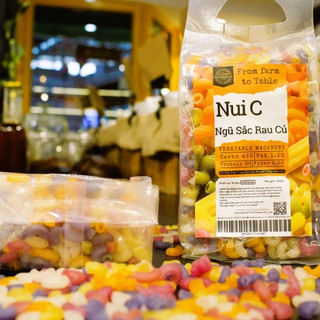 Nui c, nui sò, nui xoắn rau củ, bánh canh ngũ sắc ăn healthy tốt cho sức khỏe - vegetable noodles the nuts valley