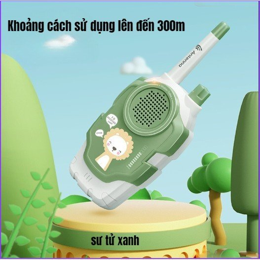 Bô Đàm Đồ Chơi Cho Bé Combo 2 cái Đa Chiều 2 kênh phạm vi 300m cho trẻ vui chơi