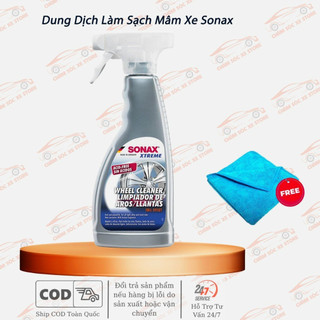 [Tặng Khăn] Dung Dịch Làm Sạch Mâm Xe Sonax Xtreme Wheel Cleaner Full Effect 500ml 230200