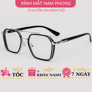 Gọng kính Chrome Heart mắt Vuông to unisex 8802 - Gọng Kính Nam To