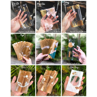 Set 10c túi đựng bánh trung thu 125g - 150g