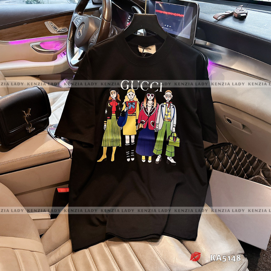 Áo Thun Nữ siêu cấp Form chuẩn Kenzia Lady- Áo Phông Cổ Tròn Tay Ngắn  Basic Cotton 100%  - KA5148