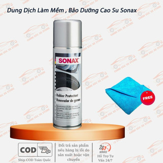 [Tặng Khăn] Chai Bảo Dưỡng Cao Su , Lốp Xe Sonax Rubber Protectant 300ml Sonax 340200