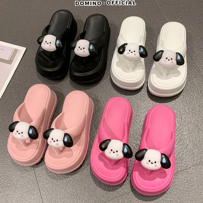 Dép Bánh Mì 2023 Domino Hình Gấu Dễ Thương Nhiều Màu Sắc