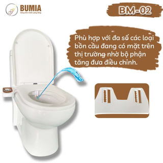Vòi xịt vệ sinh thông minh tự rửa Bumia bidet, mã BM-02