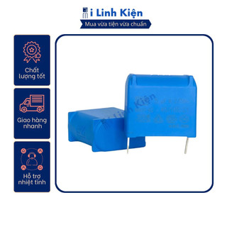Tụ bếp từ 5UF 400V màu xanh loại đứng chất lượng tốt.