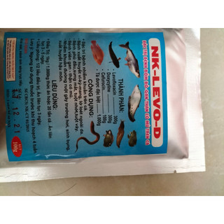Đặc t.r.i. xuất huyết viêm ruột ếch cá lươn nk levo d 100gr