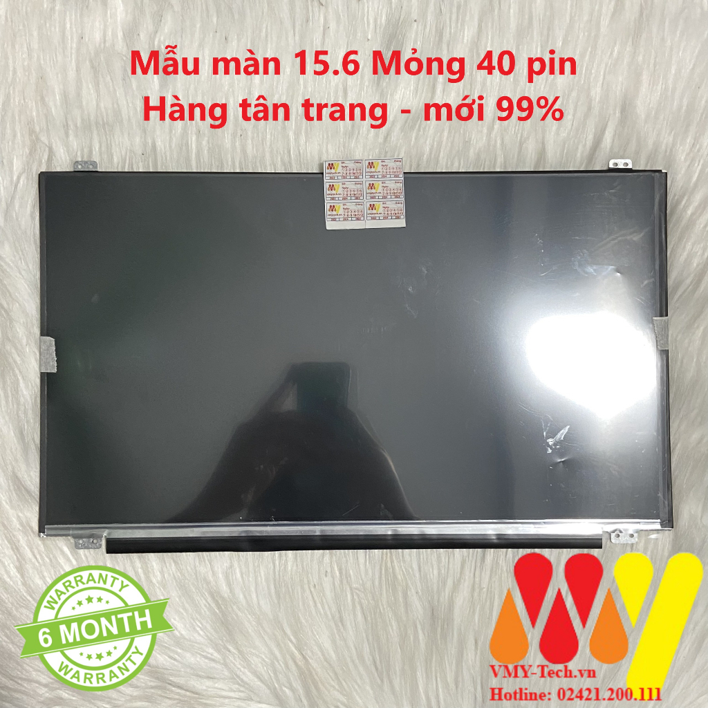 Màn hình laptop 15.6 Led Mỏng SLIM 40 Chân - 40 PIN thay thế cho laptop HP Dell Sony Samsung Acer Asus
