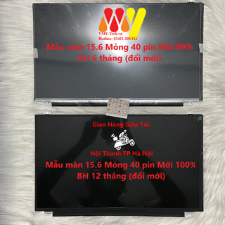 Màn hình laptop 15.6 Led Mỏng SLIM 40 Chân - 40 PIN thay thế cho laptop HP Dell Sony Samsung Acer Asus