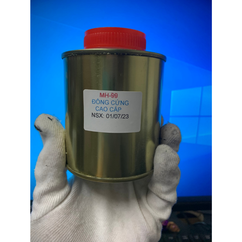 Đông cứng cho sơn 2k dầu bóng 2k lon 250g đóng rắn cao cấp