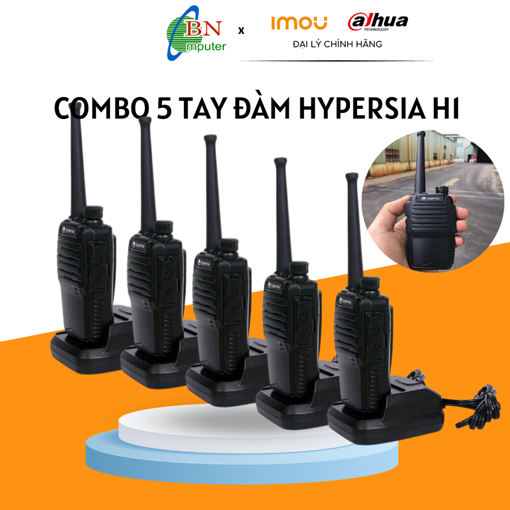 Combo 5 Bộ đàm Hypersia H1