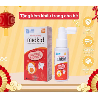 Xịt sâu răng cho bé từ 1 tuổi chống sâu răng,sún răng cho bé vị TÁO Đỏ An toàn nuốt được