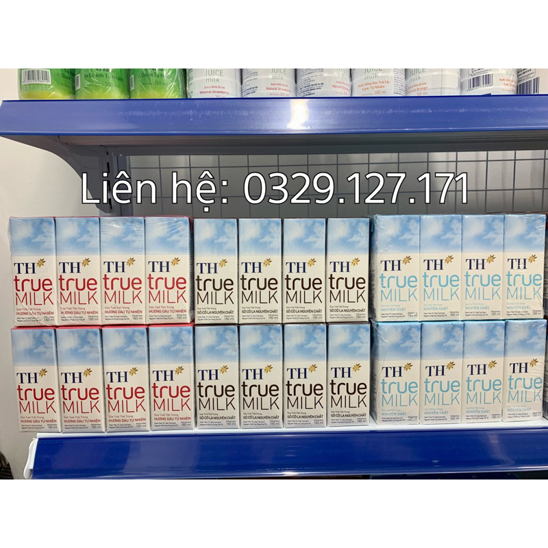 Thùng 48 hộp sữa TH True Milk 180ml