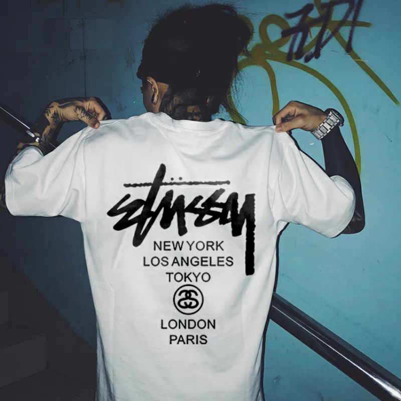 Áo Phông Stusy Basic Tee Local Brand Airslim Chất Liệu 100% Cotton Cao Cấp Phong Cách Y2k - AP182