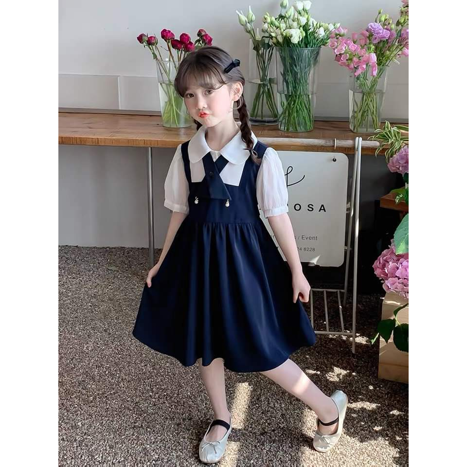 VÁY HỌC SINH CHO BÉ ĐI HỌC CUTE KID