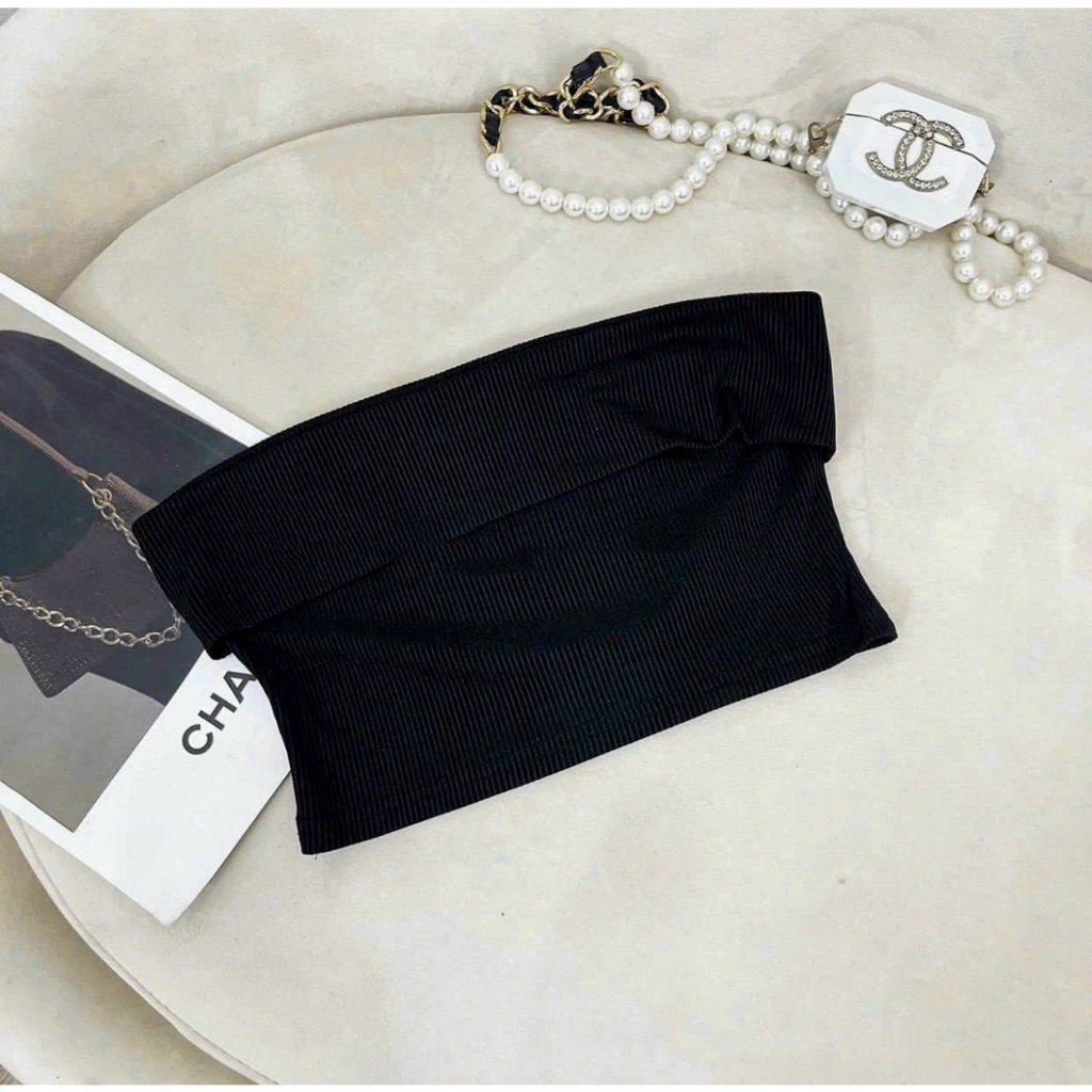 Áo Croptop Quây Chất Thun Len Tăm Dày Dặn Hack Dáng Freesize GOSS GA12 Phong Cách Sexy Cá Tính Trendy