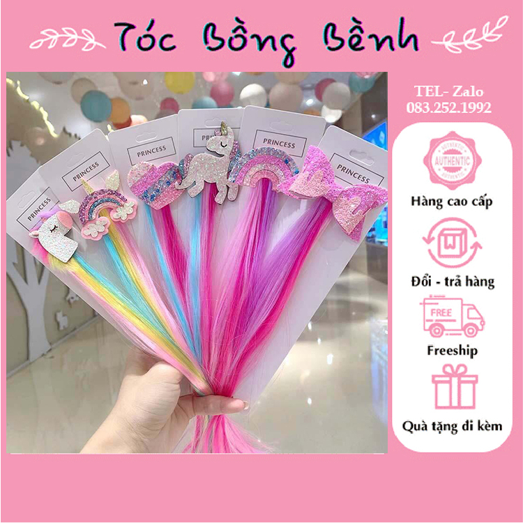 Kẹp tóc bé gái - Kẹp line tóc thẳng nhiều màu xinh xắn dành cho bé gái Tocbongbenh