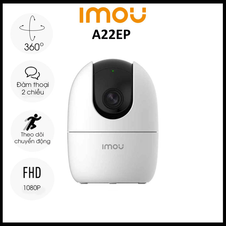 Camera IMOU A22EP - 2M 1080p - Xoay 360 Độ - Wifi Trong Nhà - Chính Hãng - Bảo hành 24 tháng