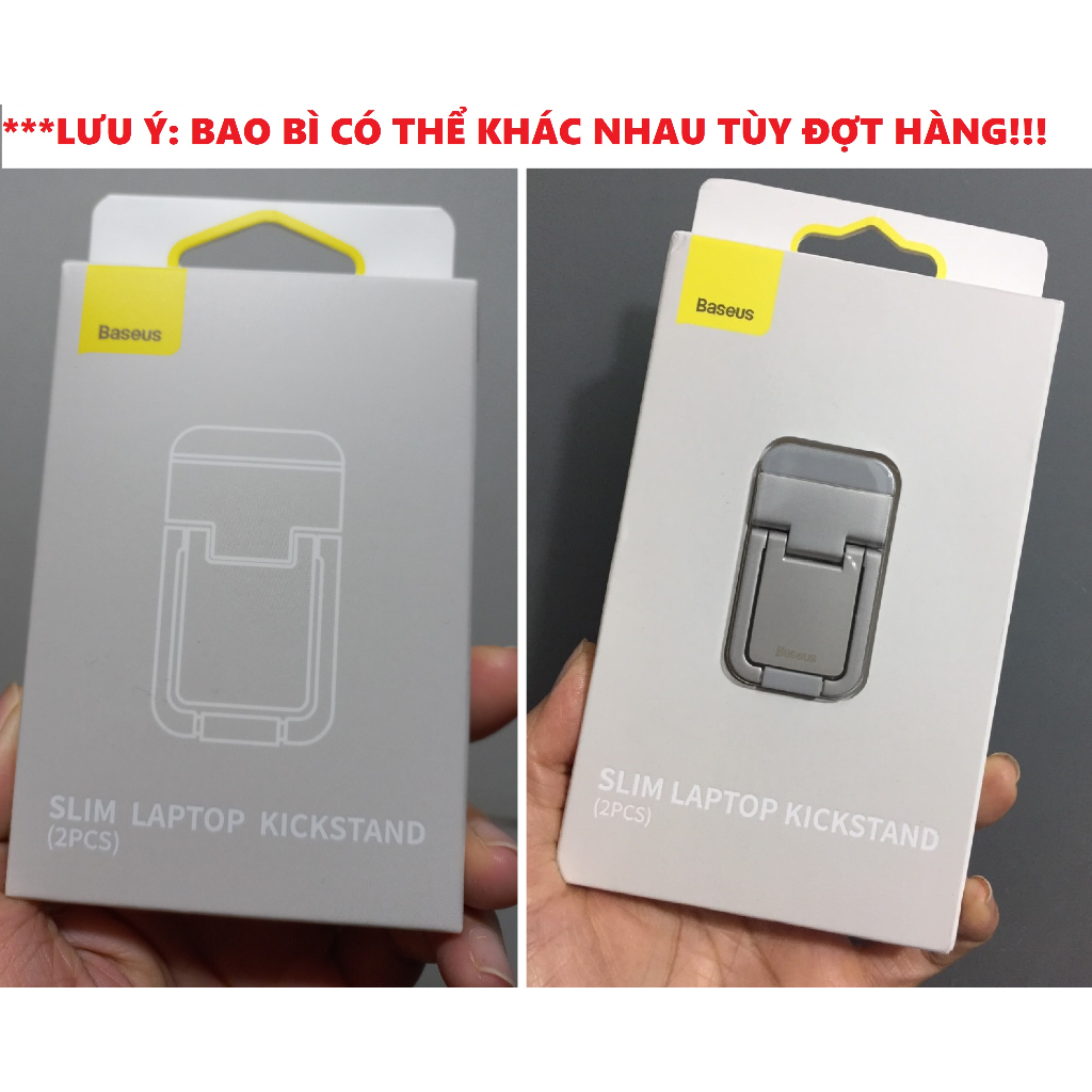 Kệ nâng laptop hỗ trợ tản nhiệt dán thân máy Baseus Slim Laptop KickStand