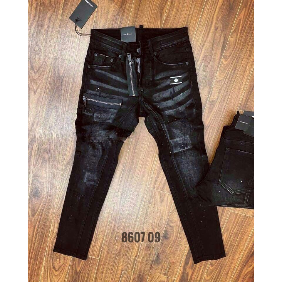 Quần Jean nam dài cao cấp QJSA-23 Quảng Châu,vải bò dầy dặn,co giãn vừa thoải mãi với người mặc