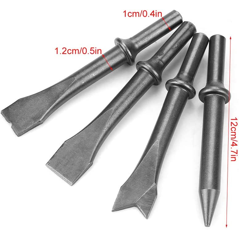 Máy Đục Hơi, Khí Nén Cầm Tay, Súng Đục Rung, Máy Đục Rung Bằng Hơi Tặng Kèm 4 Mũi Đục