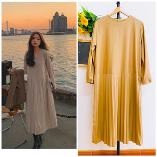 [BIGISZE,FREESIZE] Đầm Thun Dáng Dài, Xếp Ly, Một Lớp, New 96%, 2hand