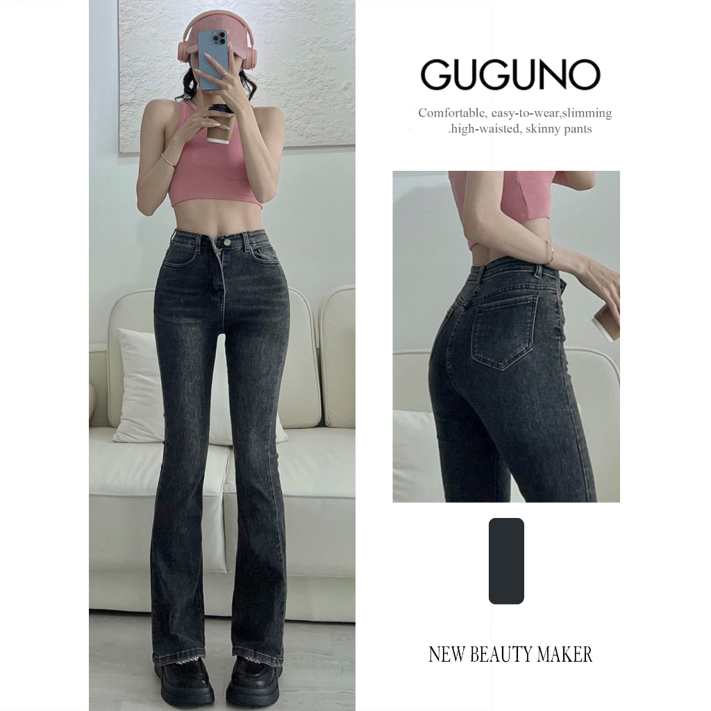 [Mã BMLTB35 giảm đến 35K đơn 99K] Quần Jeans Nữ Ôm Guguno (quần jeans nữ, quần jean nữ, quần rin nữ, quần bò nữ)