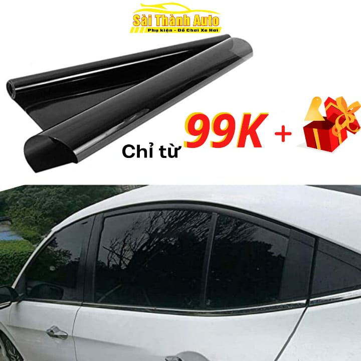 Cuộn phim cách nhiệt dán kính ô tô chống nhìn trộm, chống nắng, Film dán kính xe ô tô giúp cản tia UV 99%
