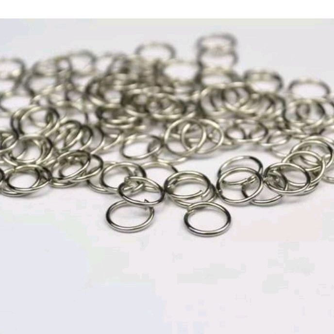 Khoen nối làm trang sức khoảng 80-220 khoen tùy phân loại, Nguyên liệu làm trâm cài tóc, Nguyên liệu làm vòng