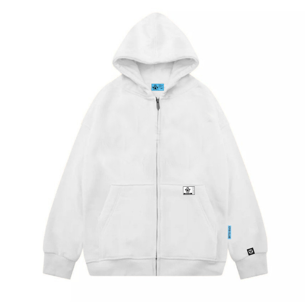 [Mã FATREND2810 giảm đến 30k tối đa 99k] Áo khoác zip kéo unisex local brand Otis Club - Hoodie Zip Trơn