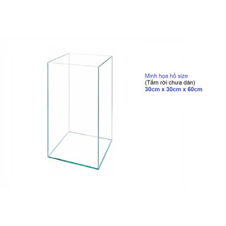 30x30x60cm Combo 5 tấm/6 tấm nhựa mica cứng trong suốt cắt sẵn làm hồ cá, chuồng hamster, hộp trưng bày- Luân Air Models