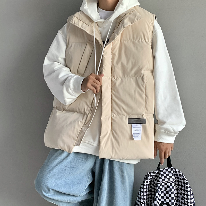 Áo gile phao nam nữ không tay thời trang Áo khoác phong cách hàn quốc Unisex