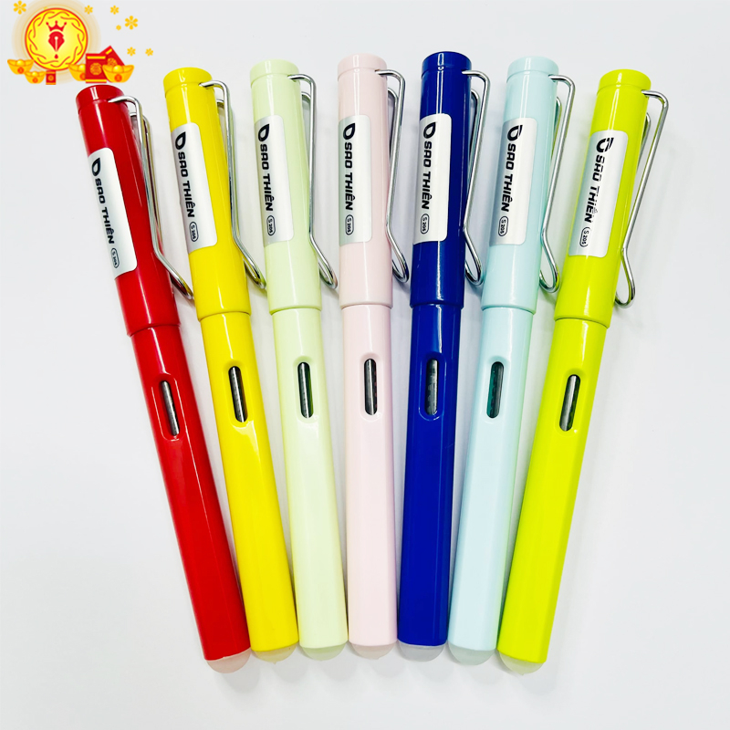 Bút Mực Sao Thiên S205 kim tinh êm trơn nét nhỏ viết bài hằng ngày - Penpro
