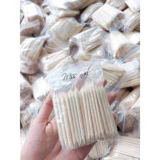 10 que gỗ, que tháo móng - que gỗ nail - que cạy móng