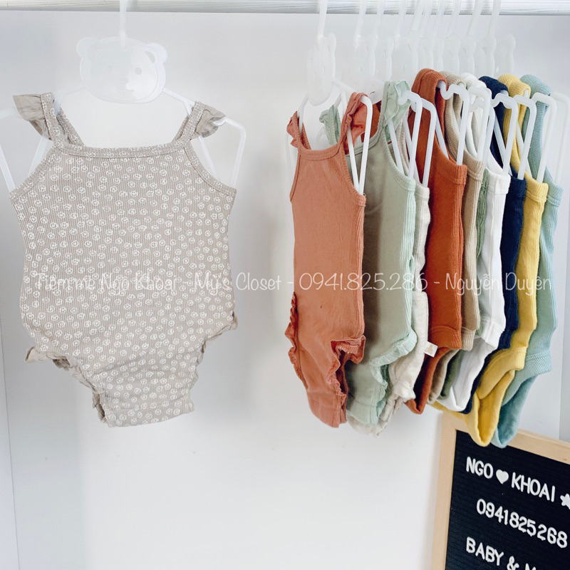 Body suit hai dây ba lỗ baby Gap xuất xịn cho bé