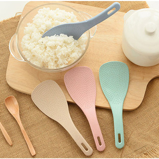Muôi xới cơm, thìa xới cơm lúa mạch chống dính tiện lợi an toàn sức khỏe