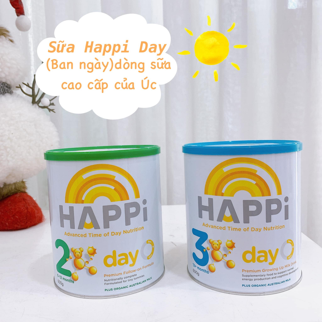 Sữa HAPPi DAY & NIGHT Úc 600g - Bimart