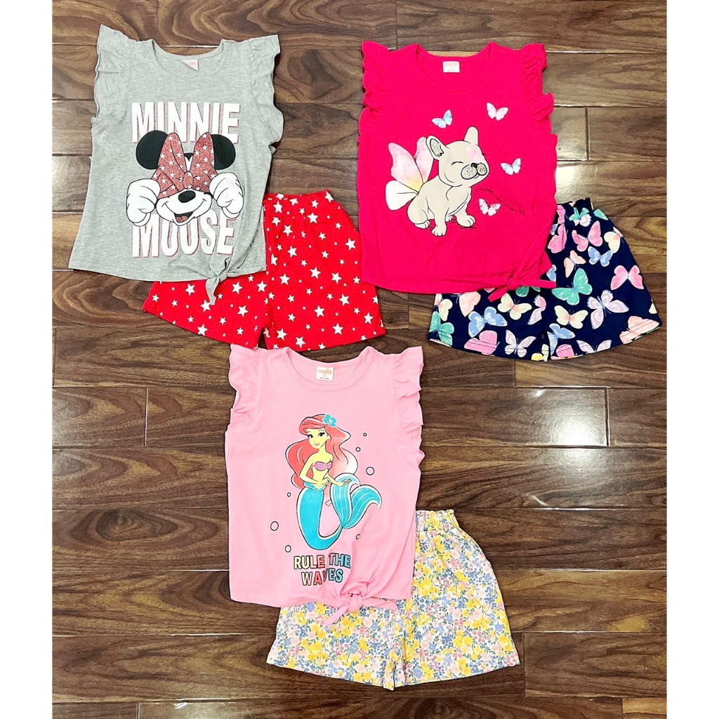 Bộ GYMBOREE VNXK cho bé gái áo cánh tiên
