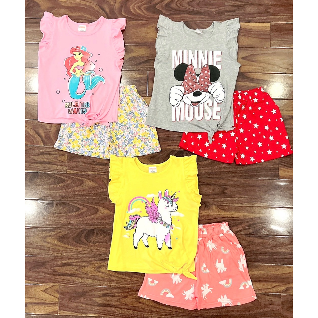 Bộ GYMBOREE VNXK cho bé gái áo cánh tiên