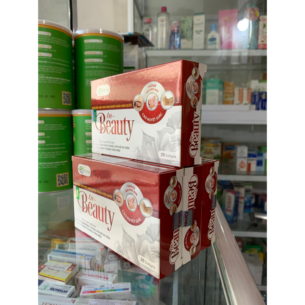 Long Huyết TN - Beauty Giảm Sưng, Phù Nề, Tụ Máu, Chấn Thương Phần Mềm. Hỗ Trợ Khi Phun Xăm Môi, Lông Mày