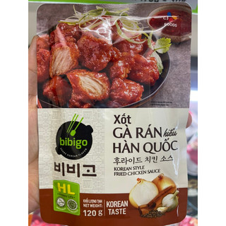 Xốt gà rán Hàn Quốc bibigo 120g, sốt gà rán Hàn quốc siêu ngon