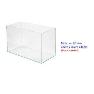 40x30x30cm Combo 5 tấm / 6 tấm nhựa mica cứng trong suốt cắt sẵn làm hồ cá, chuồng hamster, hộp trưng bày - Luân Air