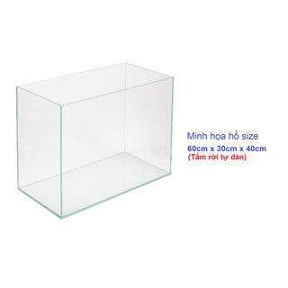 60x30x40cm Combo 5 tấm nhựa mica cứng trong suốt cắt sẵn làm hồ cá, chuồng hamster, hộp trưng bày... - Luân Air Models