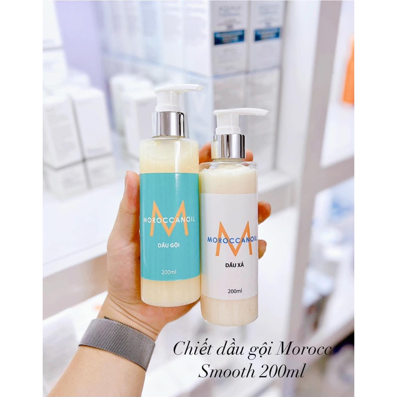 CẶP GỘI XẢ MOROCCAINOIL SMOOTH SUÔN MƯỢT